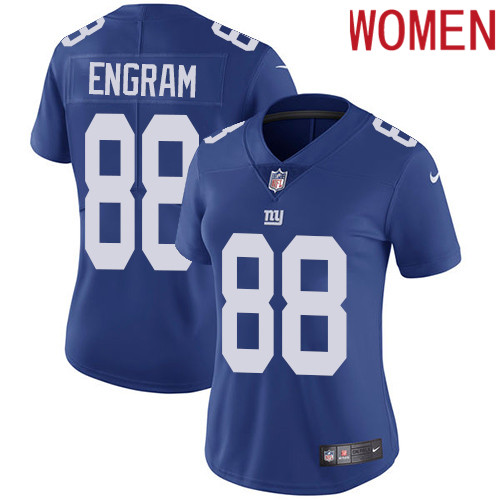 2019 Women New York Giants #88 Engram blue Nike Vapor Untouchable Limited NFL Jersey->women nfl jersey->Women Jersey